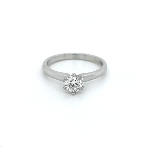Platinum 0.52ct 6 Claw Diamond Solitaire Ring diamond ring engagement ring belfast wedding ring eternity ring diamond jewellery