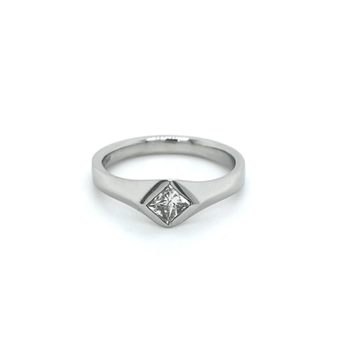 Platinum 0.47ct Off-set Solitaire Diamond Engagement Ring diamond ring engagement ring belfast wedding ring eternity ring diamond jewellery