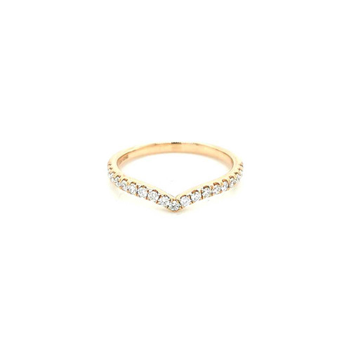 18ct Rose Gold 0.25ct Claw Set Diamond Shaped Wedding Ring diamond ring engagement ring belfast wedding ring eternity ring diamond jewellery