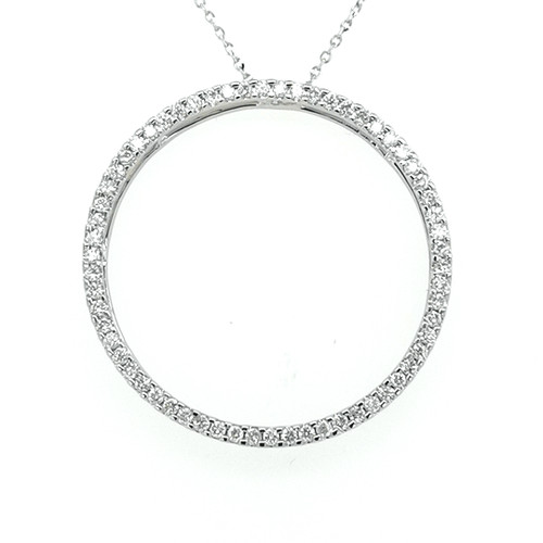 9ct white gold claw set diamond circle pendant murray co jewellery belfast 9ct white gold claw set diamond circle pendant murray co jewellery belfast