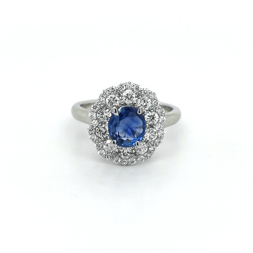 platinum sapphire and diamond cluster ring murray co jewellers belfast platinum sapphire and diamond cluster ring murray co jewellers belfast