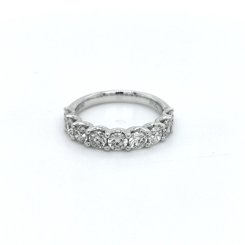 18ct White Gold 1.50ct Claw Set Diamond Wedding Ring murray co jewellers belfast