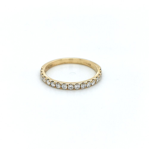 18ct Yellow Gold 0.36ct Claw Set Diamond Wedding Ring murray co jewellers belfast