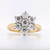 18ct Yellow Gold & Platinum 1.63ct Daisy Diamond Cluster Ring diamond ring engagement ring belfast wedding ring eternity ring diamond jewellery