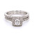 Platinum 0.80ct Diamond Ring Bridal Set murray co jewellers belfast