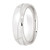 Polished Wedding Ring with Abstract Fine Milgrain Lines