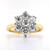 18ct Yellow Gold & Platinum 1.64ct 7 Stone Diamond Daisy Ring diamond ring engagement ring belfast wedding ring eternity ring diamond jewellery