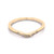 18ct 2 Tone 0.04ct Diamond Set Shaped Wedding Ring murray co jewellers belfast wedding rings