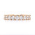18ct Rose Gold 1.01ct Claw Set 9 Stone Wedding Ring diamond ring engagement ring belfast wedding ring eternity ring diamond jewellery