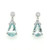 aquamarine and diamond drop earrings murray and co belfast jewellery
