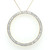 9ct yellow gold pavé set diamond circle pendant murray co jewellery belfast