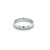 platinum diamond offset wedding ring murray co jewellers belfast