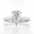 platinum pear diamond solitaire engagement ring murray co jewellers belfast