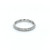 18ct White Gold 0.50ct Pavé Set Diamond Milgrain Edged Wedding Ring murray co jewellers belfast