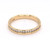 18ct Yellow Gold 0.18ct Diamond Off Set Channel Set Wedding Ring murray co jewellers belfast