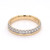 18ct Yellow Gold 0.28ct Diamond Off Set Wedding Ring murray co jewellers belfast