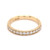 18ct Yellow Gold 0.35ct Pavé Set Diamond Wedding Ring murray co jewellers belfast wedding rings eternity rings