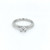 Platinum 0.50ct Diamond Knife Edge Solitaire Engagement Ring murray co jewellers belfast