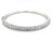 14ct White Gold 4.00ct Claw Set Diamond Bangle murray co jewellers belfast