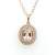 18ct Rose Gold 1.72ct Oval Morganite & 0.25ct Diamond Pendant murray co jewellers belfast