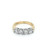 18ct yellow gold and platinum 1.20ct 4 stone diamond eternity ring murray co jewellers belfast