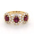 18ct Yellow Gold 1.60ct Burmese Ruby & 1.16ct Diamond Ring murray co jewellers belfast