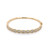 18ct Yellow Gold 0.25ct Diamond Fancy Bangle murray co jewellers belfast