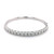 18ct White Gold 1.45ct Diamond Claw Set Bangle murray co jewellers belfast