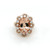 18ct Rose Gold 4.93ct Morganite & 0.85ct Diamond Cluster Ring murray co jewellers belfast