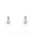 9ct Yellow Gold 0.22ct Diamond Pear Drop Cluster Earrings murray co jewellers belfast