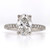 Platinum 1.63ct Lab Grown Diamond Hidden Halo Solitaire Ring murray co jewellers belfast