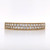 18ct Yellow Gold 0.35ct Pavé Set Diamond Double Row Milgrain Ring murray co jewellers belfast wedding rings eternity rings