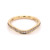 18ct Yellow Gold 0.17ct Pavé Set Diamond Shaped Wedding Ring murray co jewellers belfast