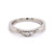 Platinum 0.09ct Diamond Shaped Wedding Ring murray co jewellers belfast