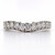 Platinum 0.65ct Diamond Claw Set Shaped Wedding Ring murray co jewellers belfast