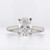 Platinum 1.52ct Lab Grown Oval Diamond Solitaire Ring murray co jewellers belfast