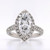 Platinum 2.57ct Lab Grown Marquise Diamond Cluster Ring murray co jewellers belfast