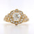18ct Yellow Gold 1.41ct Cushion Diamond Cluster Ring murray co jewellers belfast