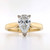 18ct Yellow Gold 1.20ct Pear Diamond Solitaire Ring murray co jewellers belfast