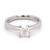 Platinum 1.10ct Radiant Cut Diamond Solitaire Ring murray co jewellers belfast