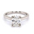 Platinum 1.62ct Lab Grown Oval Diamond Solitaire Ring murray co jewellers