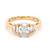 18ct Yellow Gold 1.42ct Lab Grown Diamond 5 Stone Ring murray co jewellers belfast