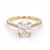 18ct Yellow Gold 2.01ct Lab Grown Oval Diamond Solitaire Ring murray co jewellers belfast