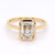 18ct Yellow Gold 2.01ct Lab Grown Emerald Cut Diamond Ring murray co jewellers belfast engagement rings wedding rings gemstone rings jewellery