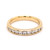 18ct Yellow Gold 0.50ct Diamond Channel Set Wedding Ring murray co jewellers belfast engagement rings wedding rings eternity rings