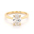 18ct Yellow Gold 1.55ct Lab Grown Oval Diamond Solitaire Ring murray co jewellers belfast engagement rings
