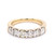 14ct Yellow Gold 1.50ct Diamond Bar Set 6 Stone Eternity Ring murray co jewellers belfast eternity rings