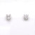 18ct White Gold 0.50ct Lab Grown Claw Set Diamond Solitaire Earrings murray co jewellers belfast