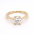 18ct Yellow Gold 1.05ct Lab Grown Oval Diamond Solitaire Ring murray co jewellers belfast