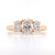 18ct Yellow Gold 1.50ct Lab Grown Oval Diamond 3 Stone Ring murray co jewellers belfast